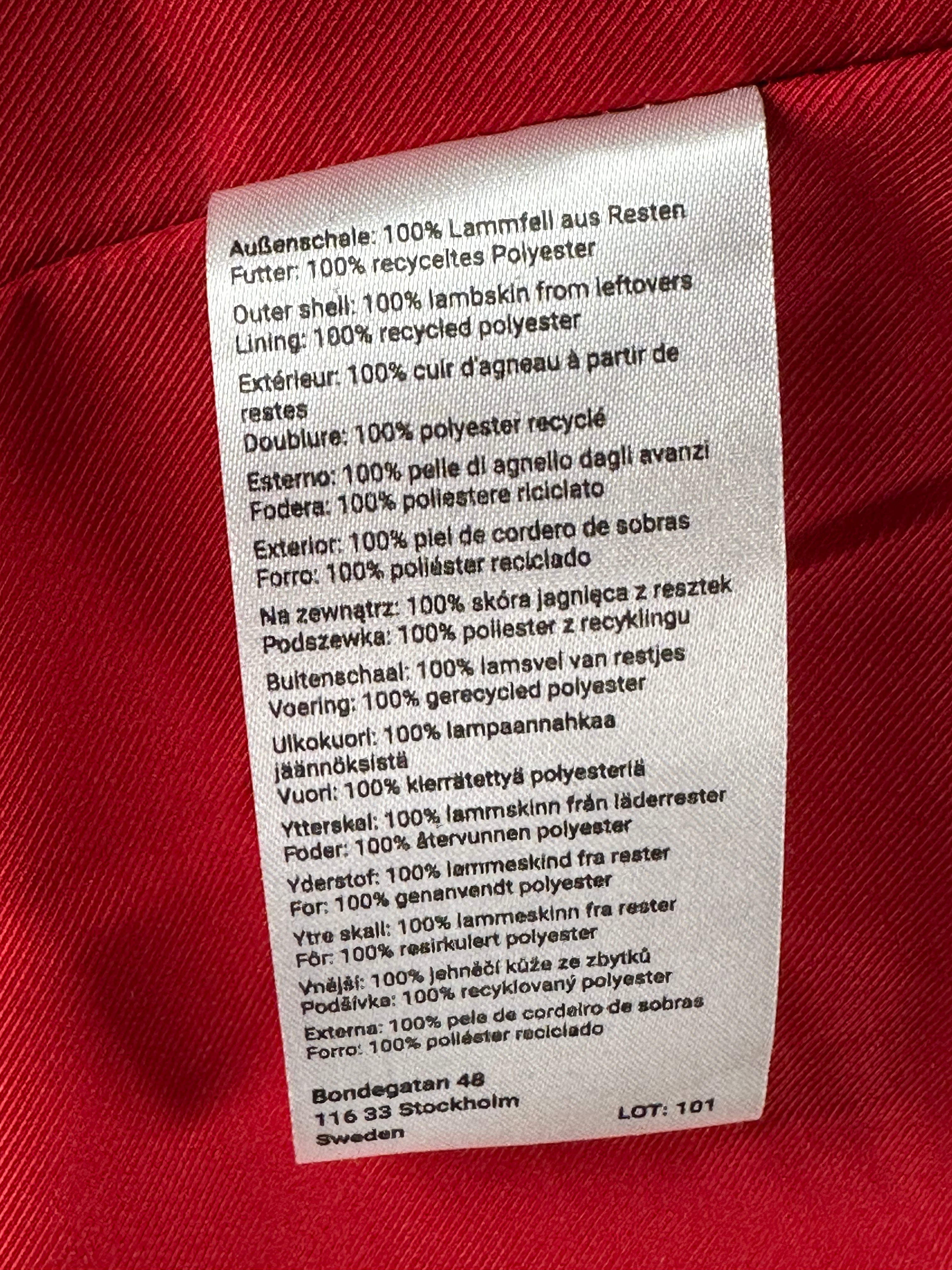 Deadwood musta biker-nahkatakki