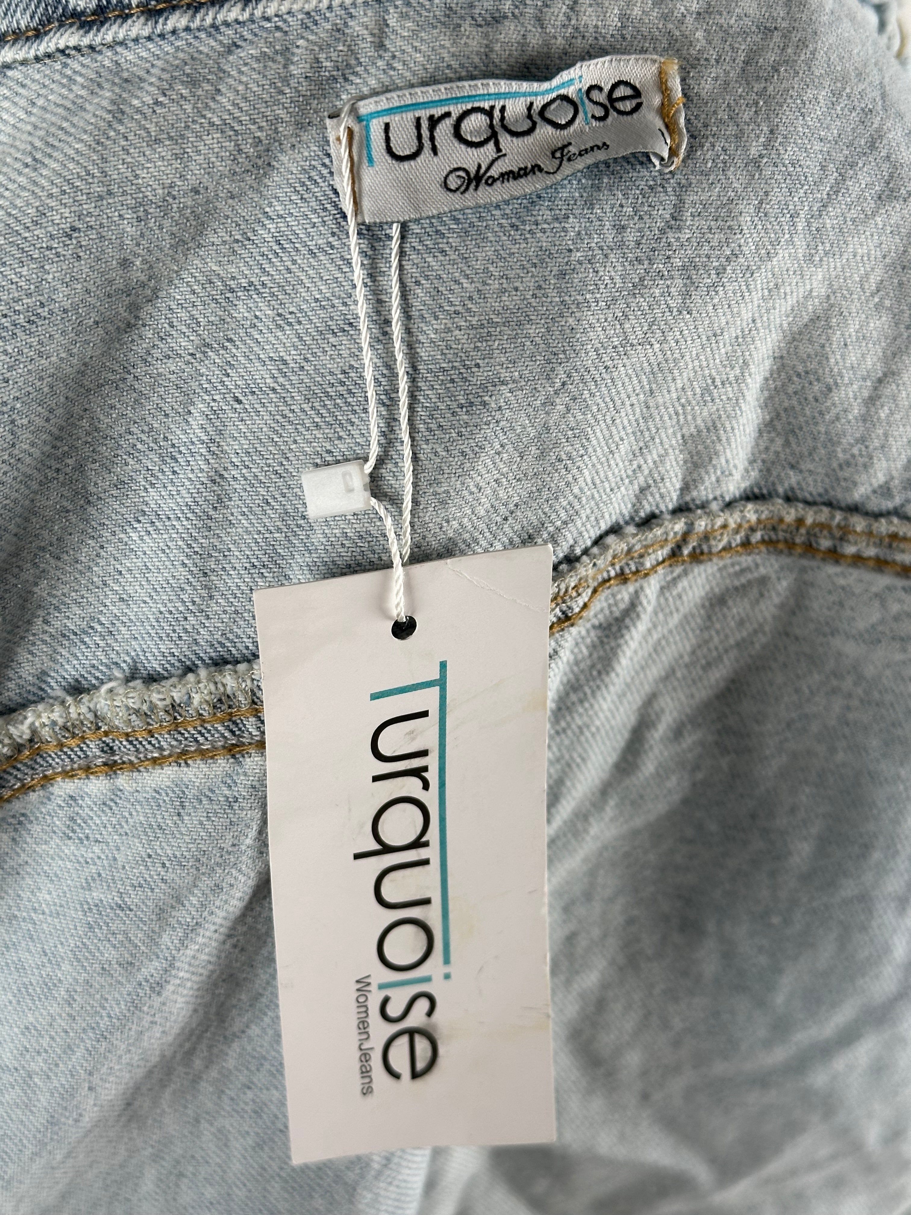 TurQuoise cropattu farkkutakki – rohkeasti omaa tyyliä!