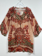 Cream SannieCR Tunic – uusi boheemi tunika, koko 38