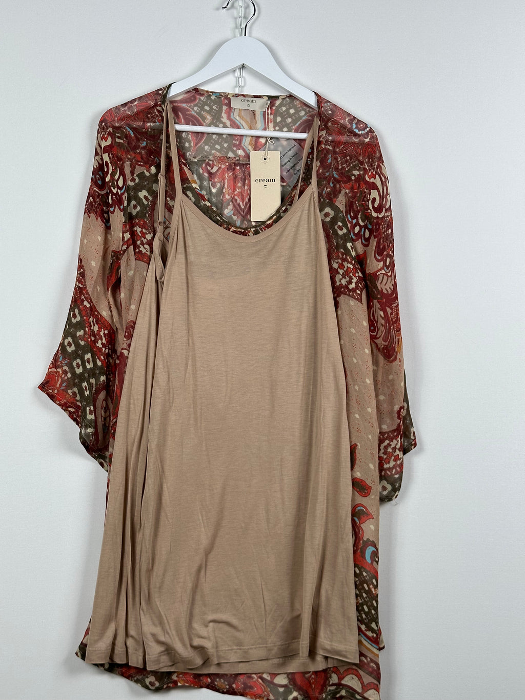Cream SannieCR Tunic – uusi boheemi tunika, koko 38