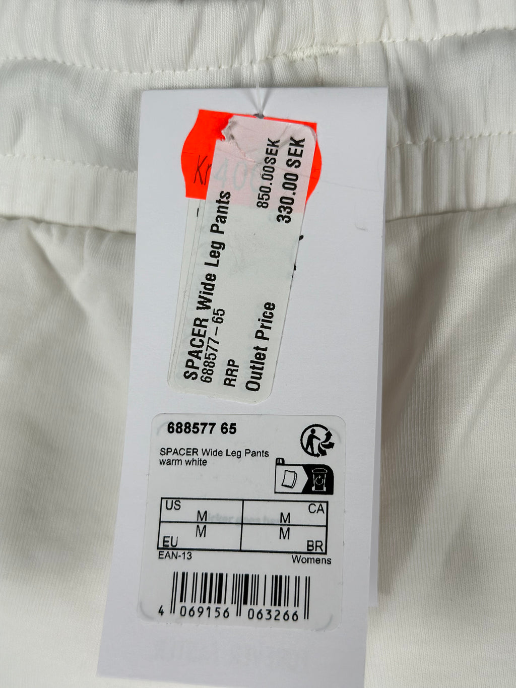 PUMA Comfort Fit -collegehousut – valkoinen