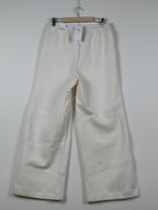 PUMA Comfort Fit -collegehousut – valkoinen