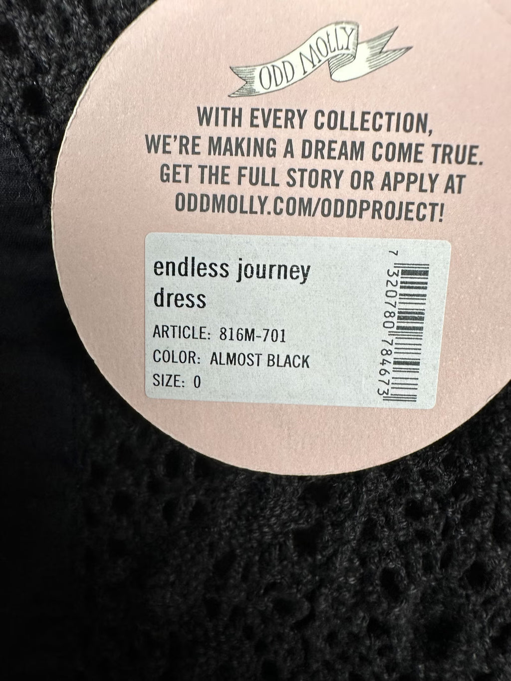 Odd Molly Endless Journey Dress (size 0 / S)