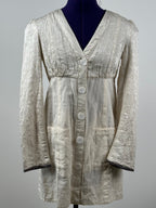 Noa Noa vaalea puuvillamekko (XS)