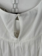 ONLY valkoinen viskoosimekko 3/4-hihoilla