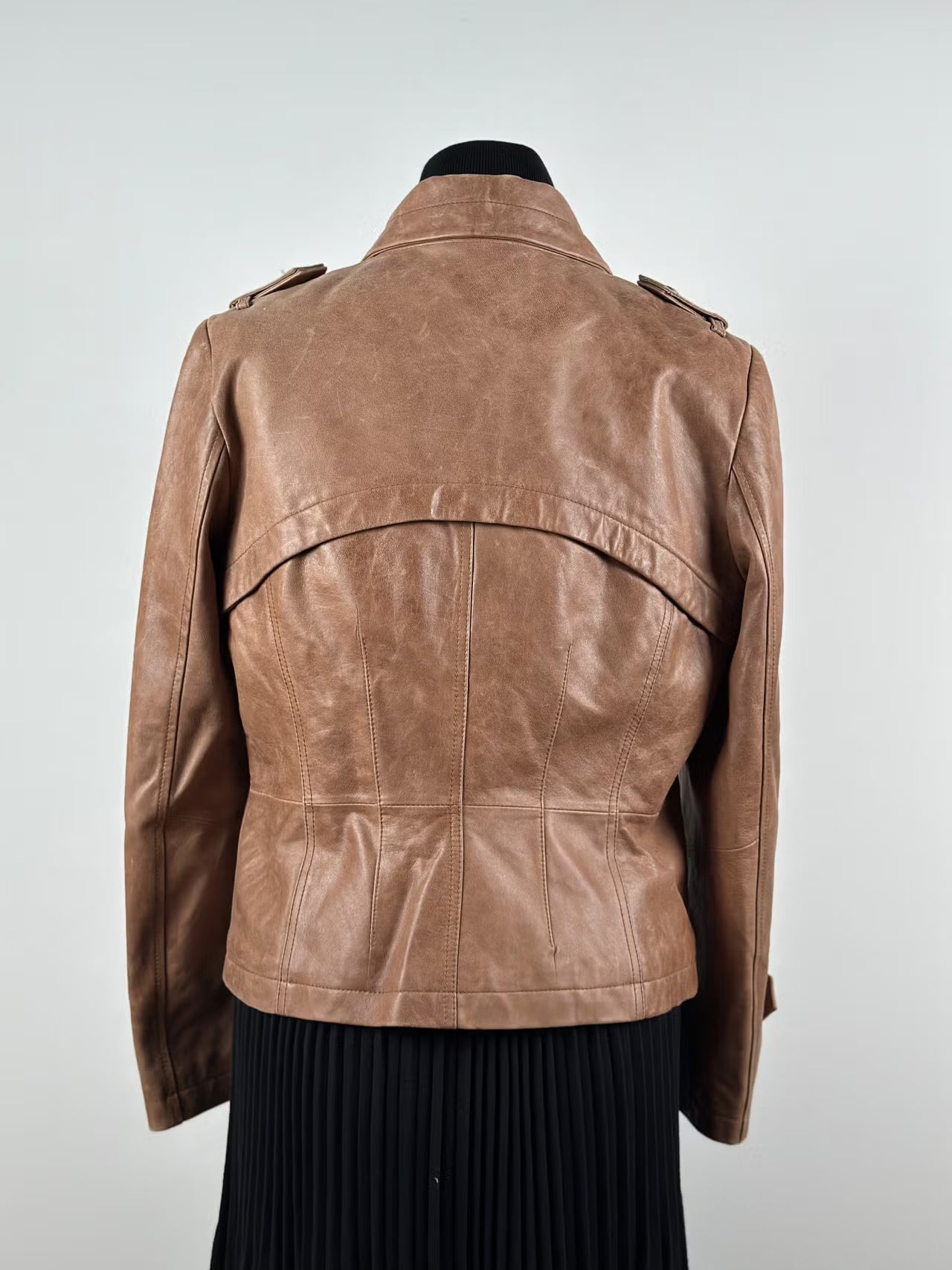 LSF Leather Sound -naisten vintage-nahkatakki