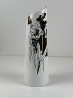 Uniikki moderni taidevaasi (32 cm)