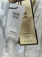 Noa Noa vaalea puuvillamekko (XS)